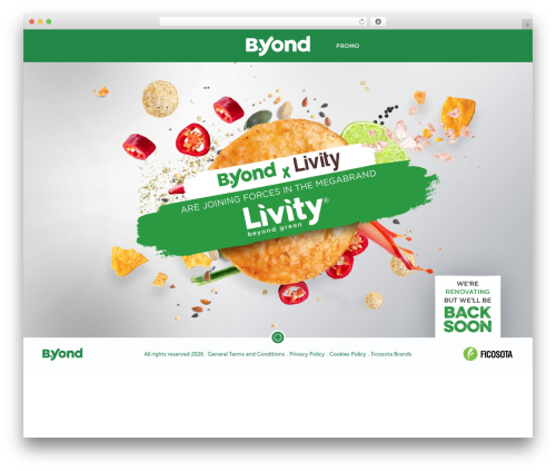 B.yond theme WordPress - byondsnack.com