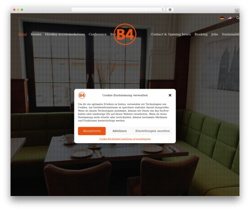 Blocksy WordPress website theme - hotelb4.de