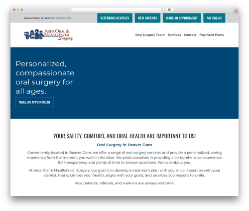 Bootstrap for Genesis WordPress theme - areaos.com