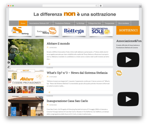 Discussion WP theme - associazionestefania.it