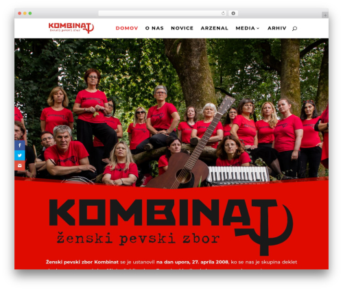 Divi theme WordPress - kombinatke.si