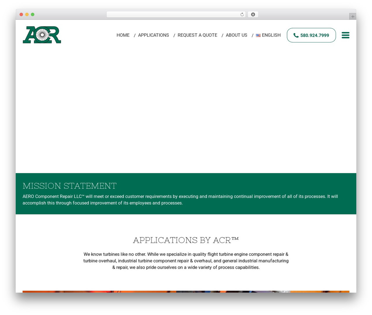 Driven Digital WordPress theme - aerocomponentrepair.com