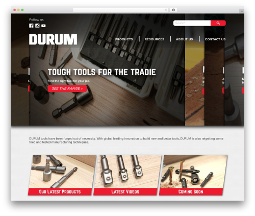 Durumtools WordPress theme - durumtools.com