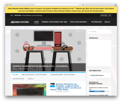 Affiliate toolkit WordPress plugin - gaming-tastaturen.info