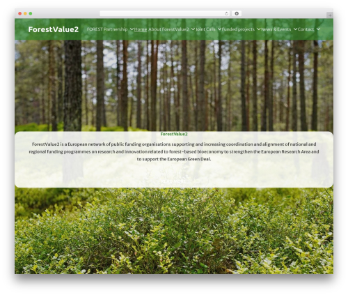 ForestValue WordPress theme - forestvalue.org