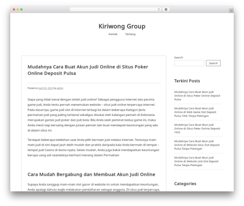 Noto Simple WordPress theme download - kiriwonggroup.com