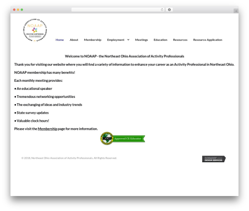 Pharmacy WordPress theme - noaap.com