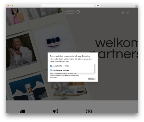 Salient Child Theme WordPress shop theme - welkom.partners