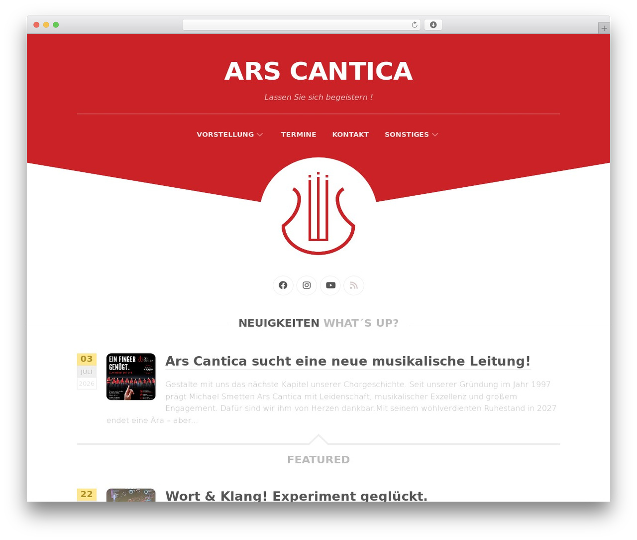 Slanted premium WordPress theme - ars-cantica.de Slanted premium WordPress theme - ars-cantica.de