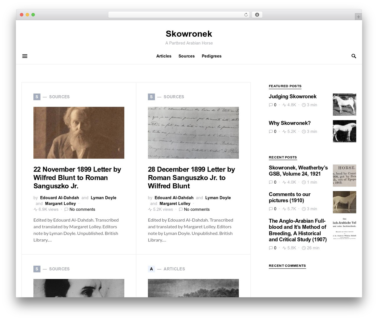 Squaretype WordPress theme - skowronek.io