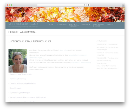 Theme WordPress Customify - kurzzeittherapie-neu-ulm.de