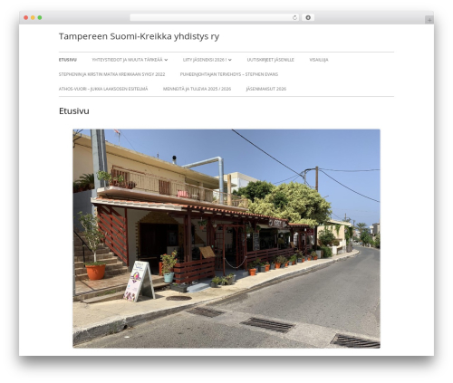 Tiny Framework best free WordPress theme - tresuomikreikka.net