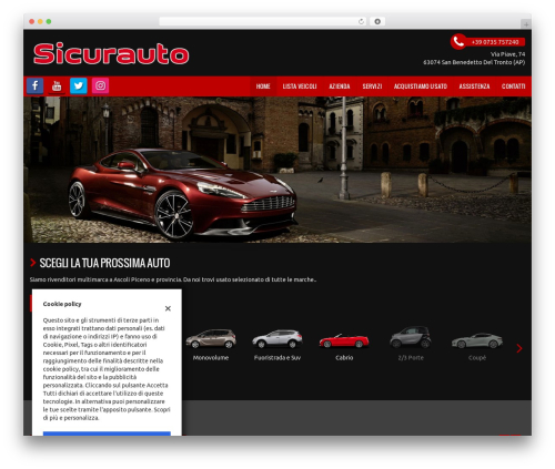 WordPress theme GestionaleAuto.com - sicurautoit.com