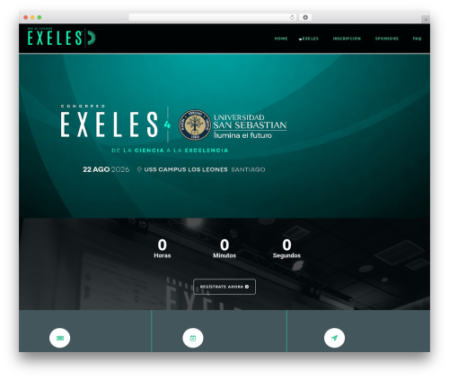 WordPress theme MitUp - exeles.cl