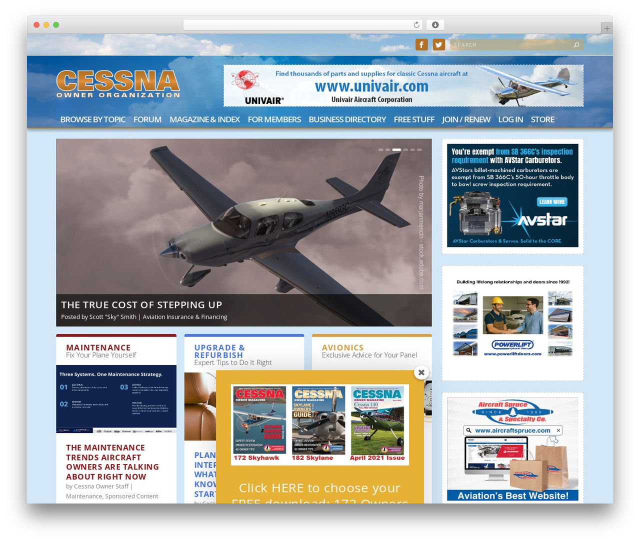 WordPress website theme Extra Child Theme - cessnaowner.org WordPress website theme Extra Child Theme - cessnaowner.org