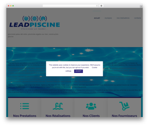 cherry WP theme - leadpiscine.fr