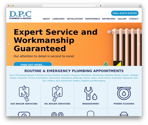 DPC-Theme premium WordPress theme - dpcplumbingandheating.co.uk