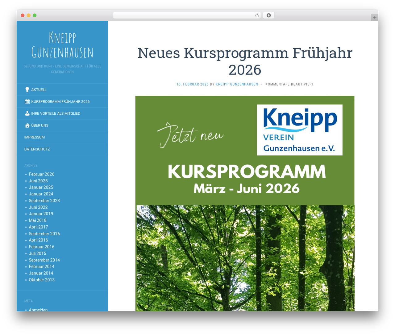 Flat WordPress theme - kneipp-gunzenhausen.de Flat WordPress theme - kneipp-gunzenhausen.de