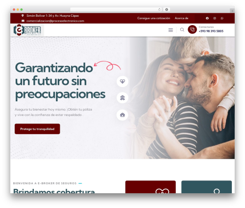 Modins themer WordPress plugin - ebrokerdeseguros.com