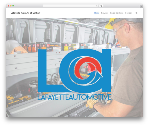 Rare WordPress website theme - lafayetteautoair.com