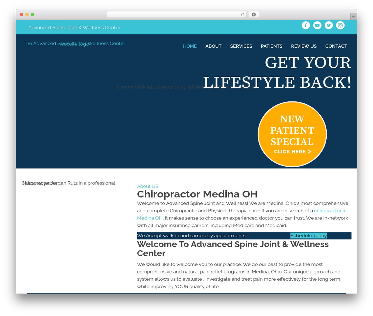 Theme WordPress Inception Websites Child Theme - adv-health-medina.com