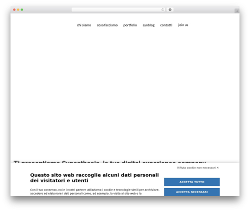 Theme WordPress Synesthesia - synesthesia.it