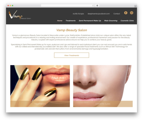 Thrive Default WordPress theme - vampsalon.co.uk