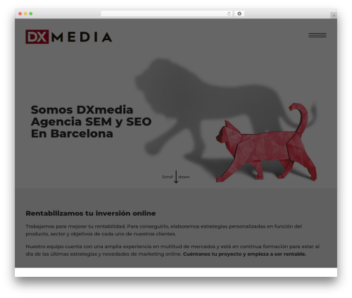WordPress theme Code Barcelona - dxmedia.net