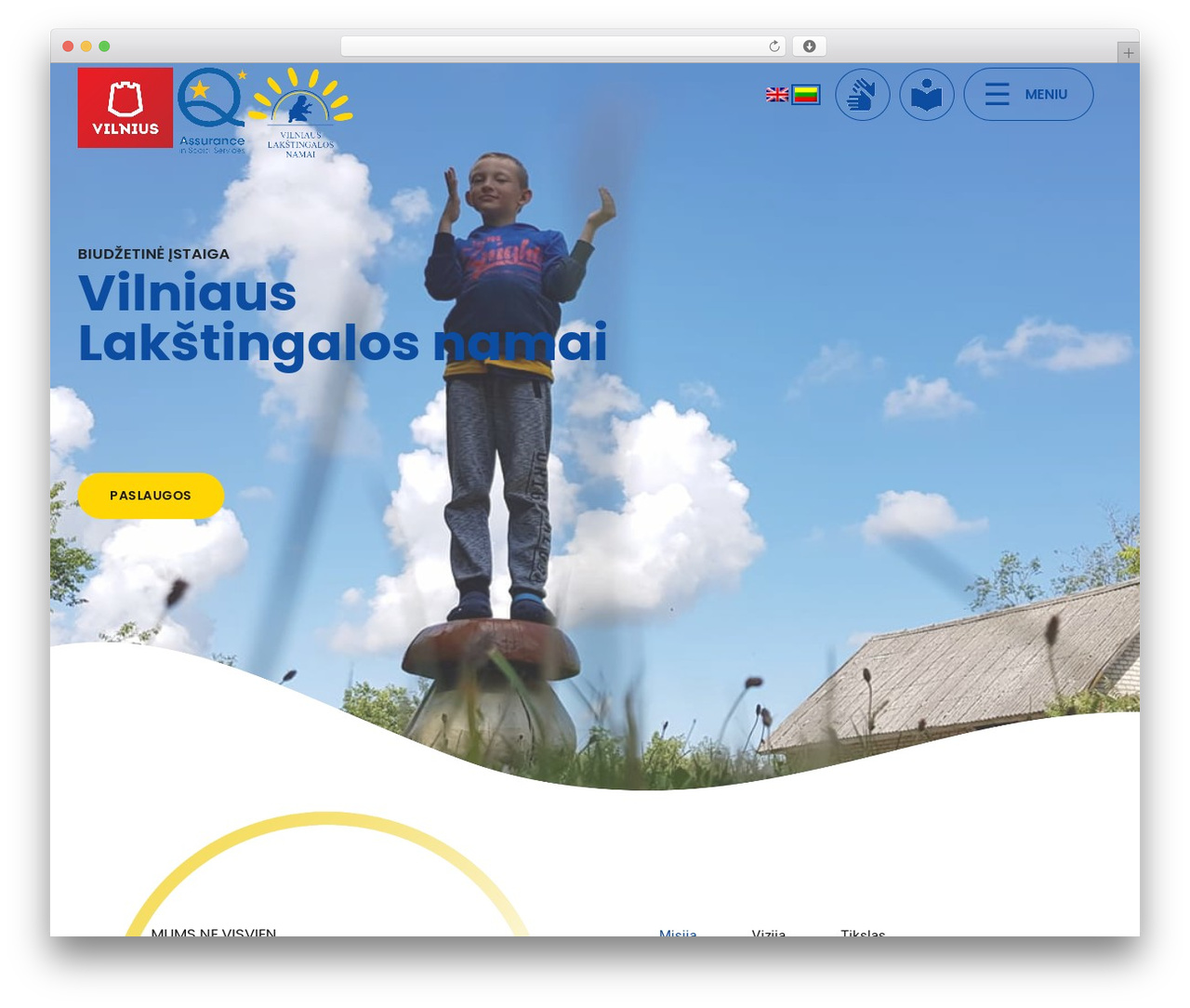 WordPress theme Tabula - lakstingalosnamai.lt