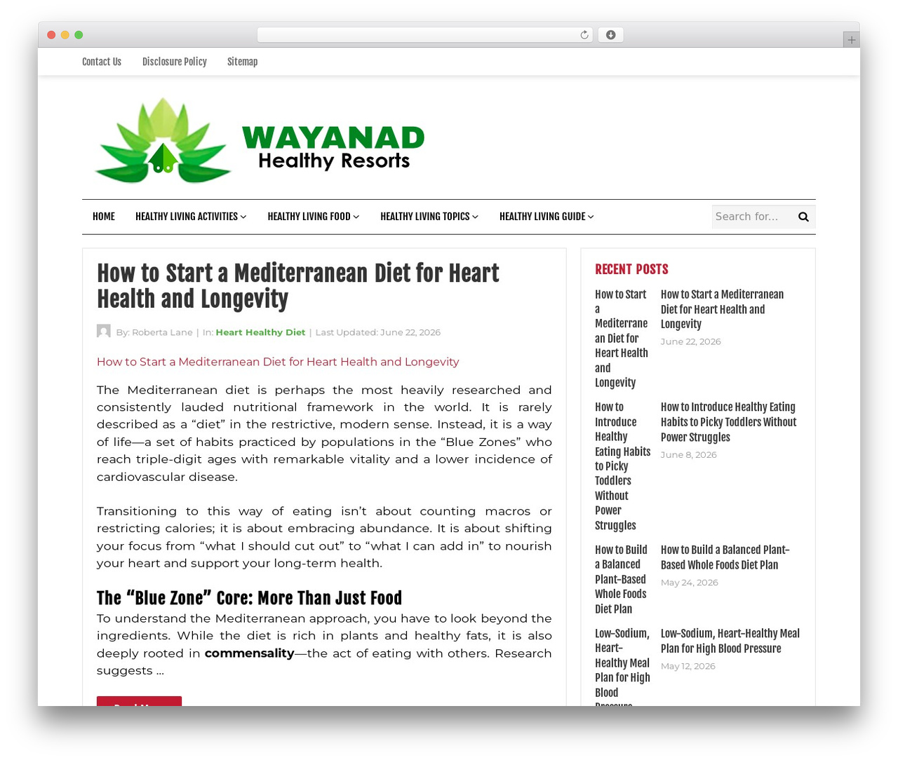 Beginner theme WordPress - wayanadresorts.net