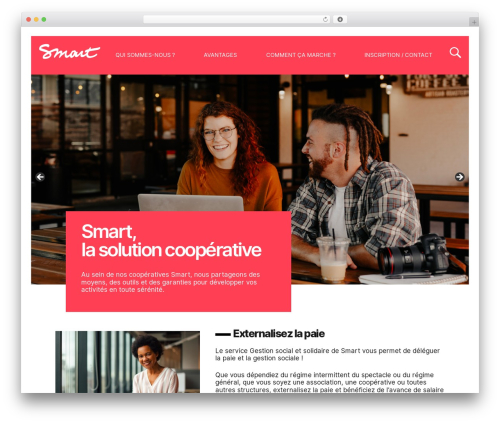 Best WordPress theme Smart - smartfr.fr