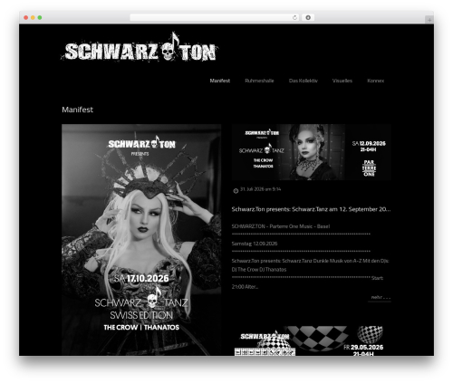 Best WordPress theme SYMPHONY - schwarz-ton.ch