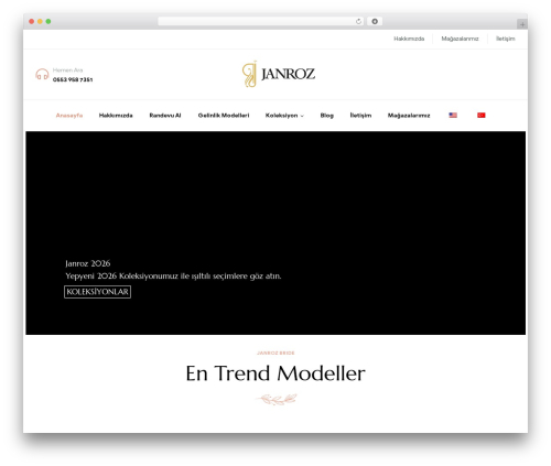 Bridey theme WordPress - janroz.com.tr