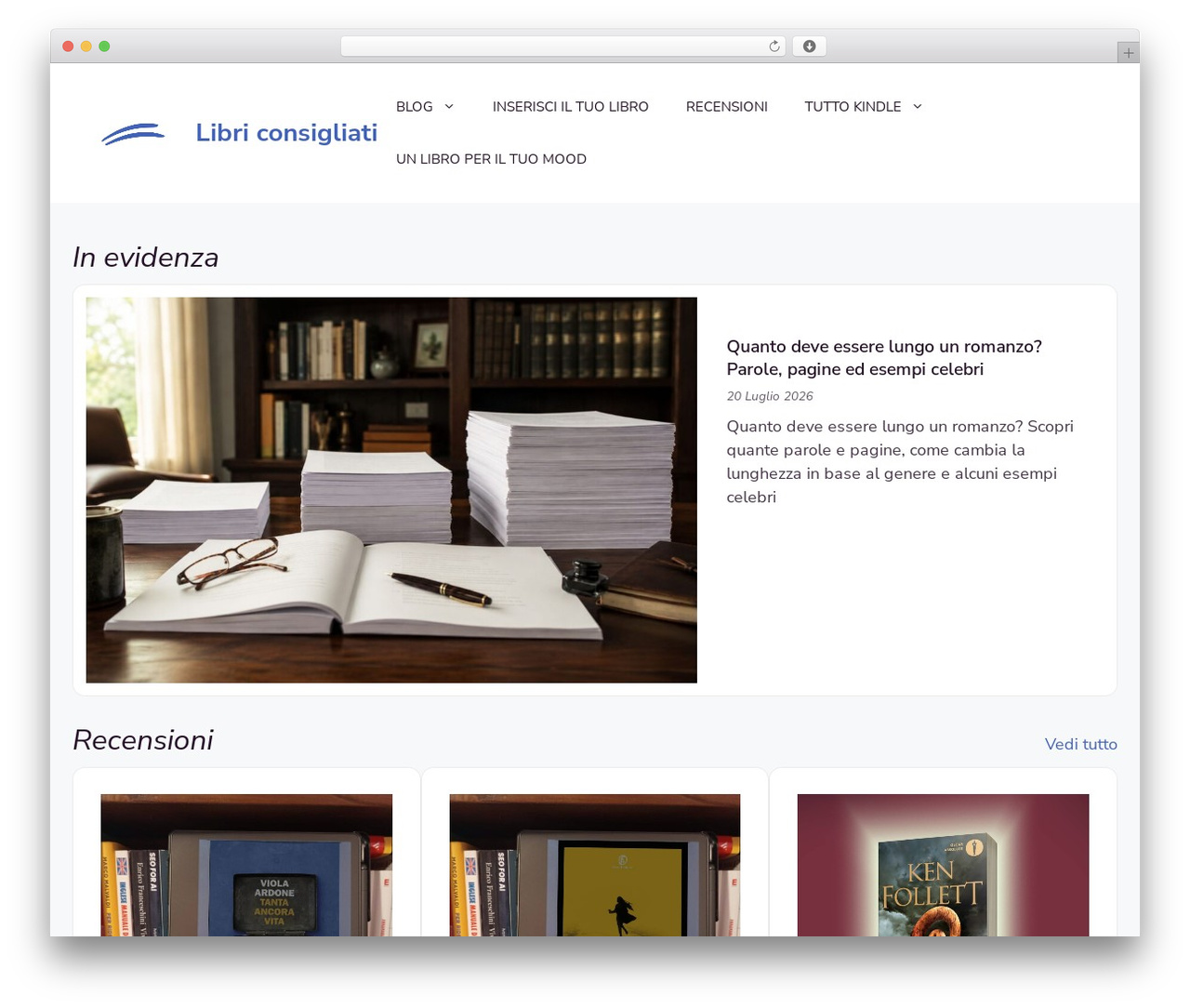 LC Theme WordPress blog theme - libriconsigliati.com