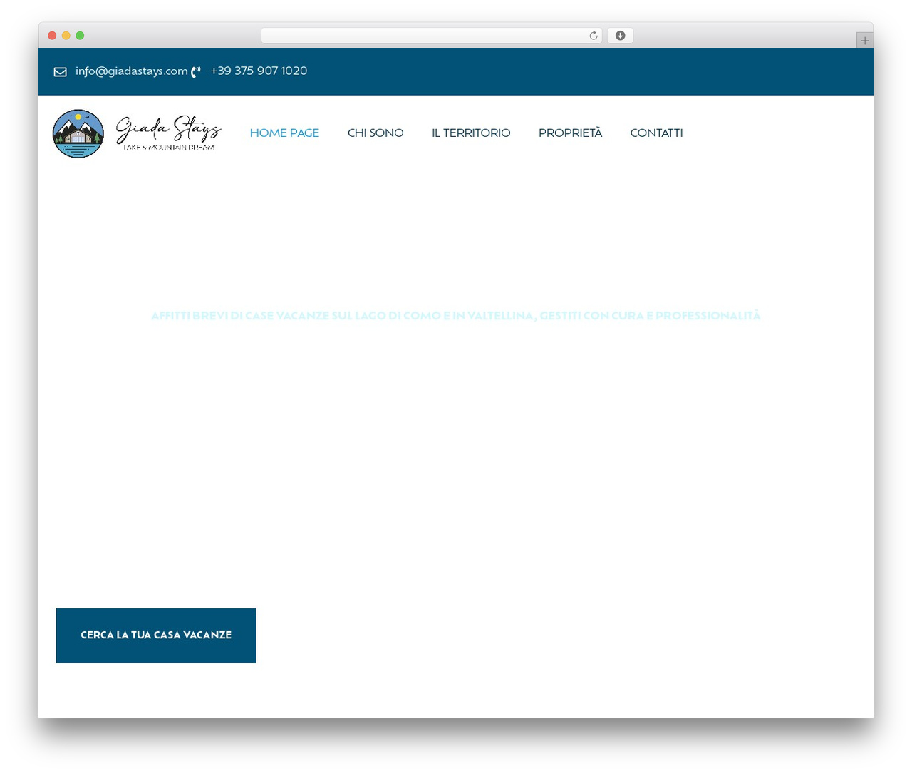 Hello Elementor WordPress theme - giadastays.com