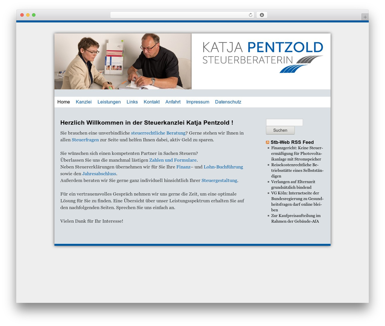 pentzoldTheme WordPress theme - steuerberatung-pentzold.de