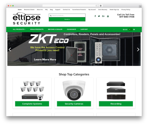 Pharmacy WordPress theme - ellipsesecurity.com