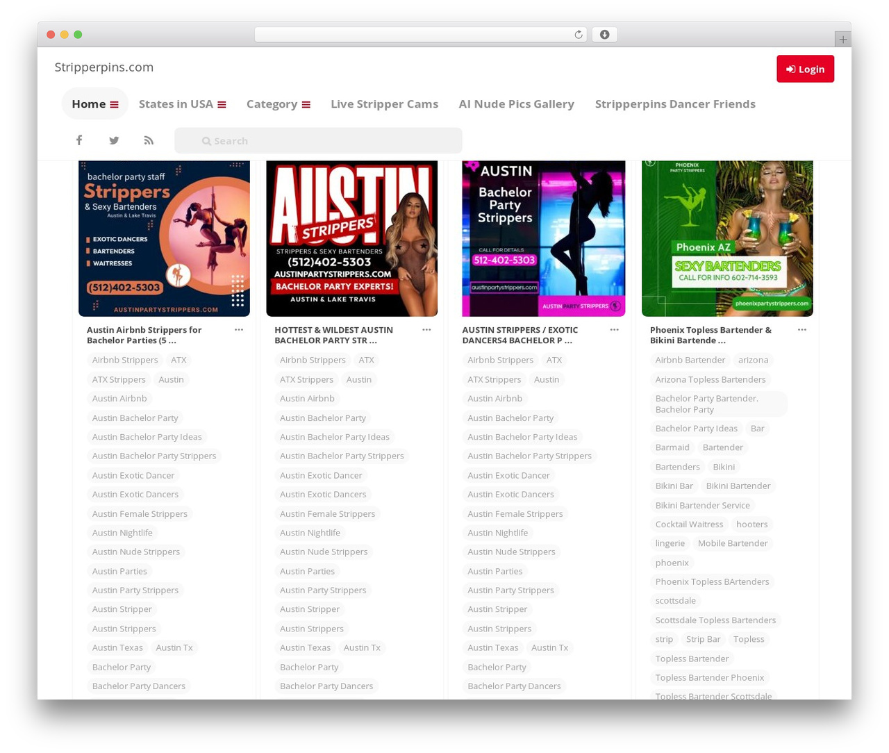 Pinclone theme WordPress - stripperpins.com Pinclone theme WordPress - stripperpins.com