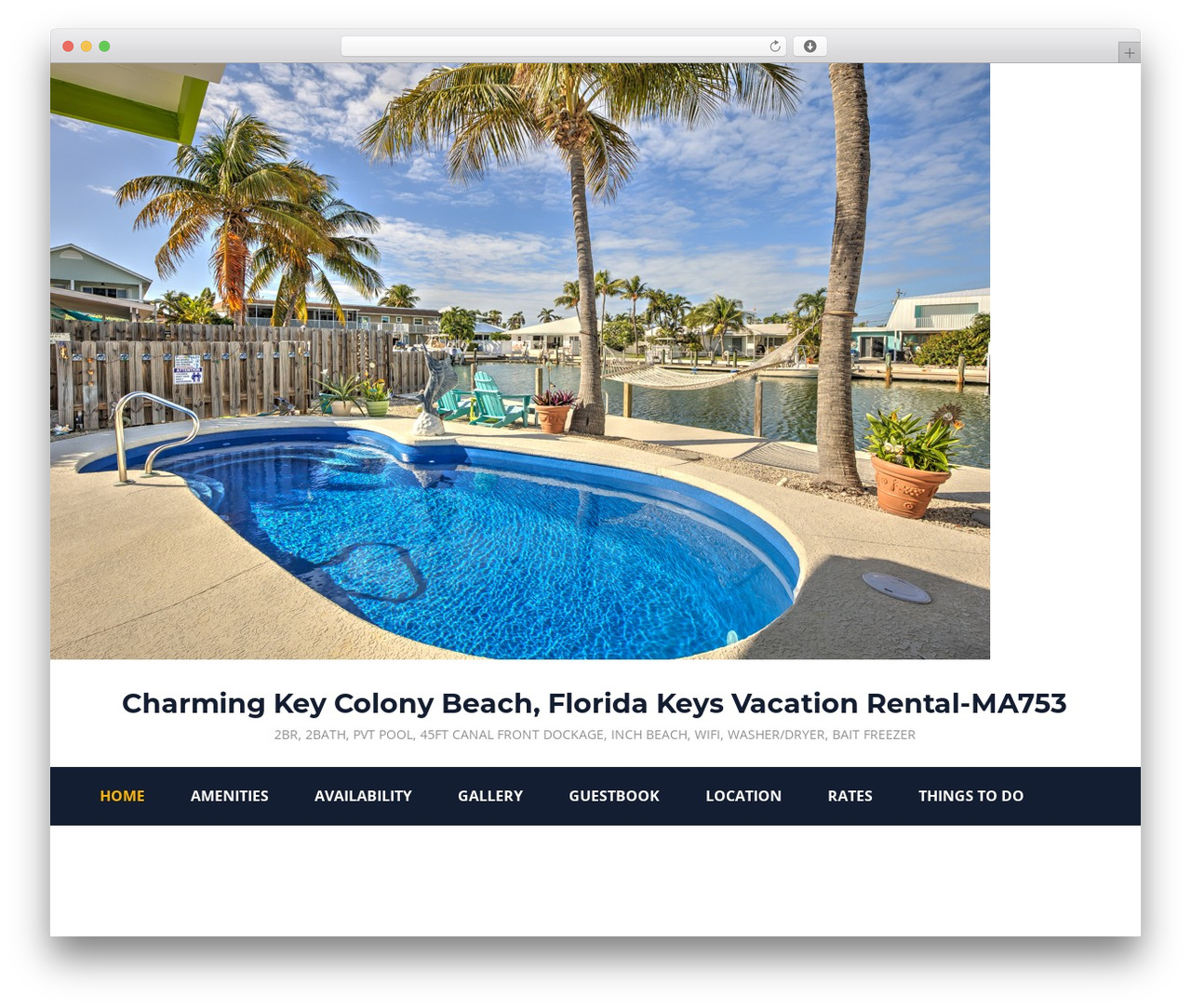 Structural theme WordPress - flkeyskcbrental.com