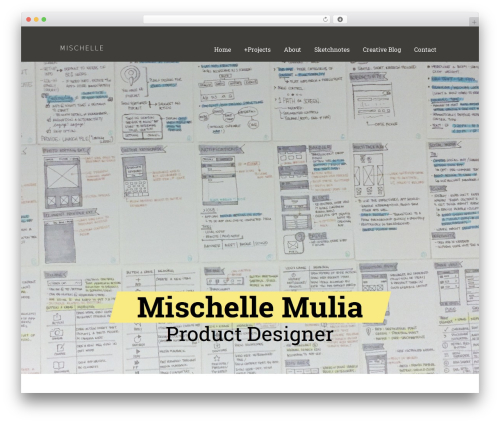 Tera Wordpress Theme theme WordPress portfolio - mischellemulia.com