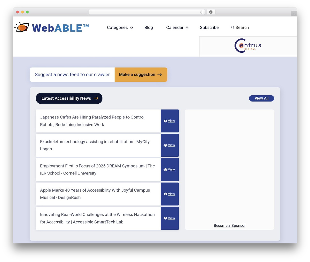 WebAble theme WordPress - webable.com