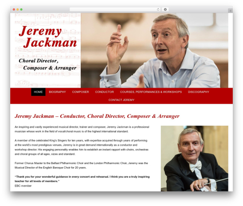 WordPress theme WP Simple Pro - jeremyjackman.co.uk
