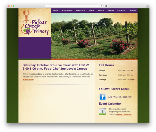 323 Design WordPress Theme WordPress theme - pickerscreekwinery.com