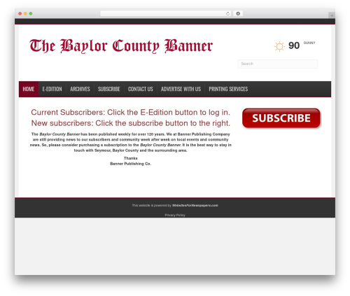 Webads stats WordPress plugin - baylorbanner.com