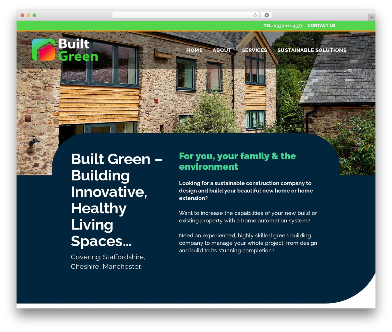 Bridge theme WordPress - builtgreen.co.uk