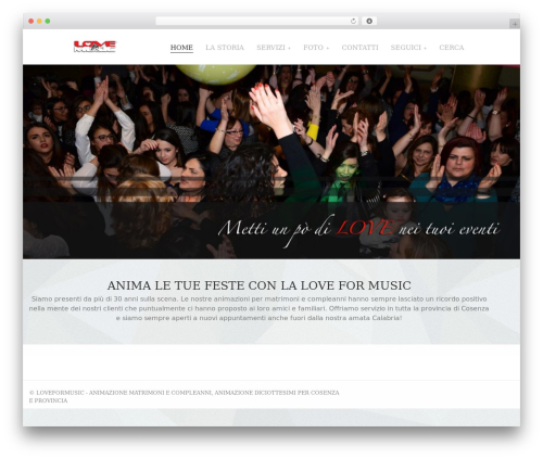 Cesar WordPress theme - loveformusic.it