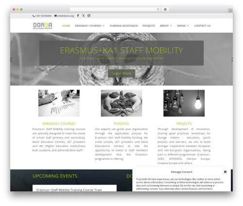 Divi theme WordPress - dorea.org