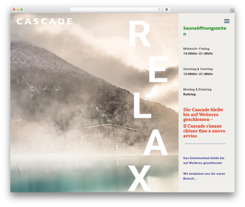 Divi WordPress theme - cascade-suedtirol.com
