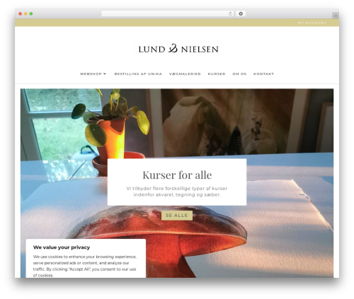 Divi WordPress theme - lundognielsen.dk