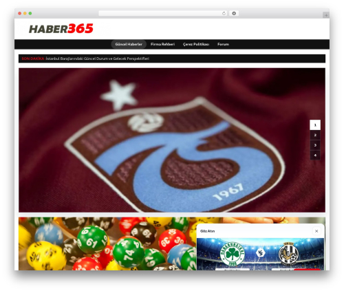 dtheme premium WordPress theme - haber365.net.tr
